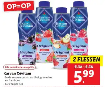 Lidl Karvan cevitam 600ml aanbieding