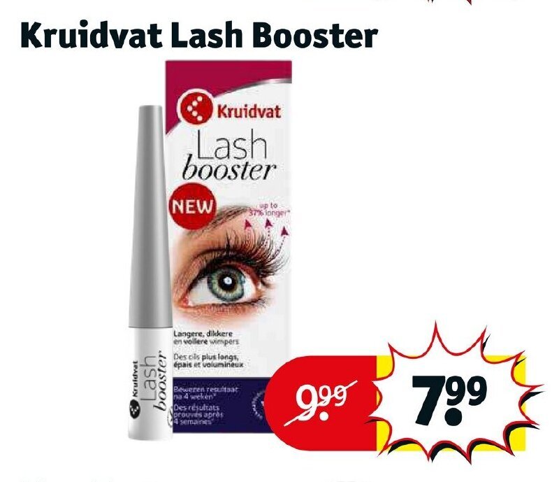 Kruidvat lash booster aanbieding bij Kruidvat