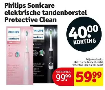 Kruidvat Philips sonicare elektrische tandenborstel protective clean aanbieding