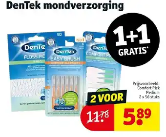 Kruidvat Dentek mondverzorging aanbieding