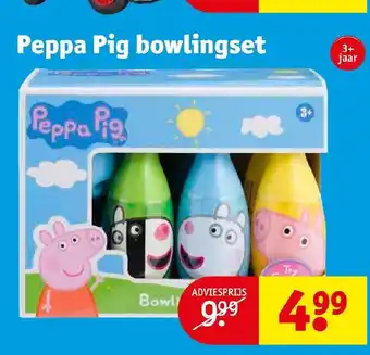 Kruidvat Peppa Pig bowlingset aanbieding