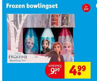 Kruidvat Frozen bowlingset aanbieding