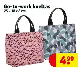 Kruidvat Go-to-work koeltas 25x38x8 cm aanbieding