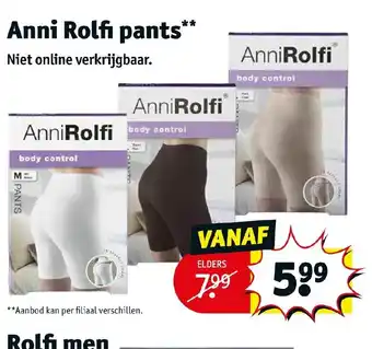 Kruidvat Anni Rolfi pants** aanbieding