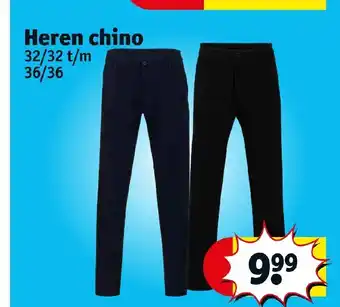 Kruidvat Heren chino aanbieding