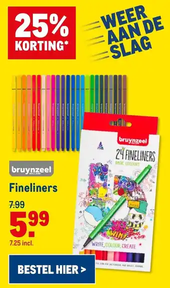 Makro Fineliners aanbieding