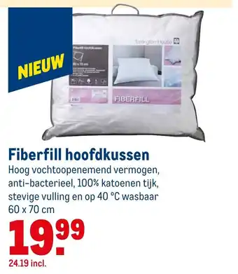 Makro Fiberfill hoofdkussen aanbieding