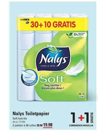 De Kweker Nalys toiletpapier aanbieding