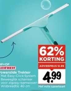Vomar Voordeelmarkt Leifheit powerslide trekker aanbieding