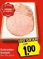 Vomar Voordeelmarkt Gebraden gehakt aanbieding