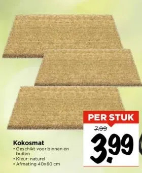 Vomar Voordeelmarkt Kokosmat aanbieding
