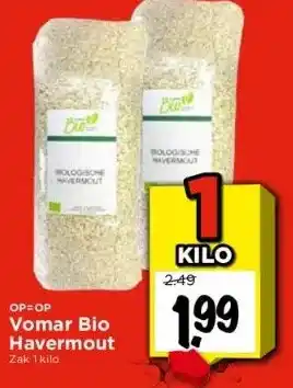 Vomar Voordeelmarkt Vomar bio havermout aanbieding