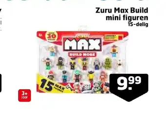 Trekpleister Zuru Max Build mini figuren 15-delig aanbieding