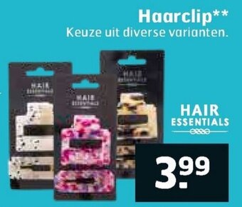 Trekpleister Hair Essentials Haarclip aanbieding