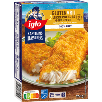 Albert Heijn Iglo glutenvrije lekkerbekjes gepaneerd aanbieding