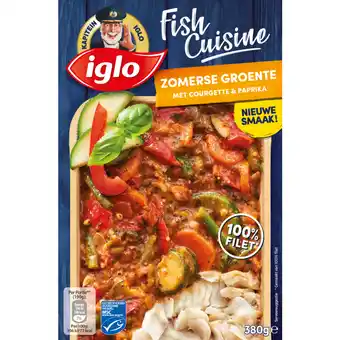 Albert Heijn Iglo fish cuisine zomerse groente aanbieding