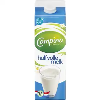 Albert Heijn Campina halfvolle melk aanbieding