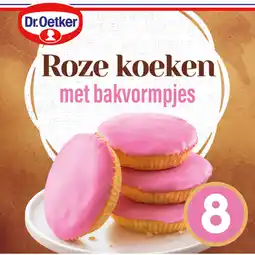 Albert Heijn Dr. oetker roze koeken aanbieding