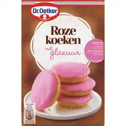 Albert Heijn Dr. oetker roze koeken aanbieding