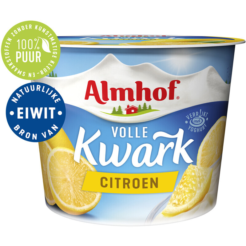 Albert Heijn Almhof volle kwark citroen aanbieding