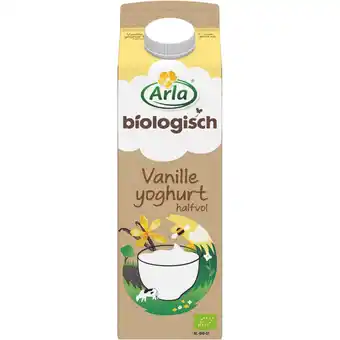 Albert Heijn Arla biologisch vanilleyoghurt halfvol aanbieding