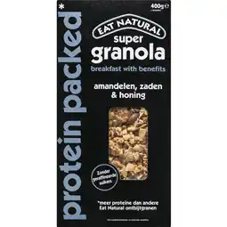 Albert Heijn Eat natural super granola protein packed aanbieding
