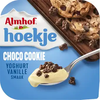 Albert Heijn Almhof hoekje choco cookie vanille yoghurt aanbieding