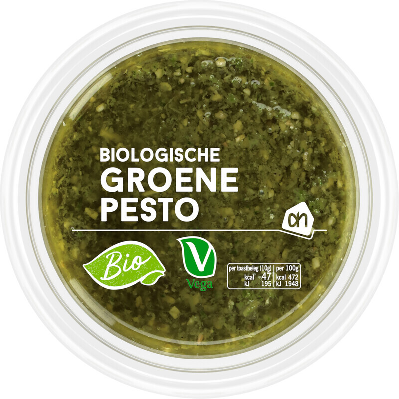 Ah biologisch basilicum pesto aanbieding bij Albert Heijn