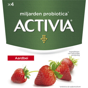 Albert Heijn Activia yoghurt aardbei aanbieding