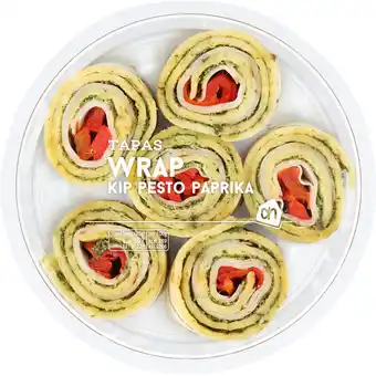 Albert Heijn Ah wrap kip pesto paprika aanbieding