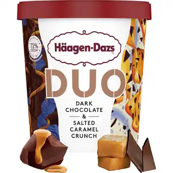 Albert Heijn Häagen-dazs duo dark chocolate salted caramel ijs aanbieding