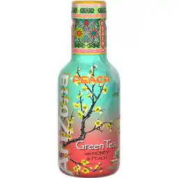 Albert Heijn Arizona green tea peach with honey aanbieding