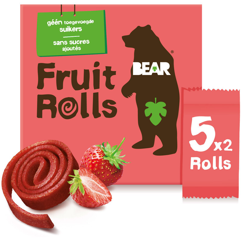 Bear fruit rolls aardbei aanbieding bij Albert Heijn