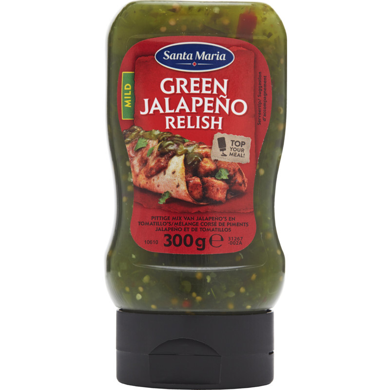 Santa maria green jalapeno relish aanbieding bij Albert Heijn