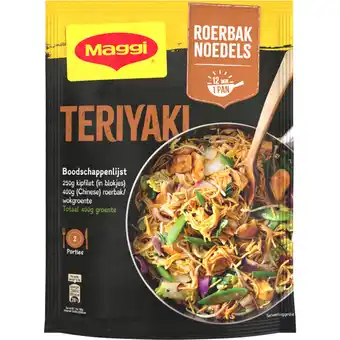 Albert Heijn Maggi roerbaknoedels teriyaki aanbieding