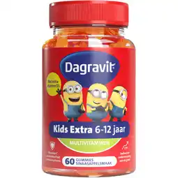 Albert Heijn Dagravit kids xtra vitaminions 6+ aanbieding