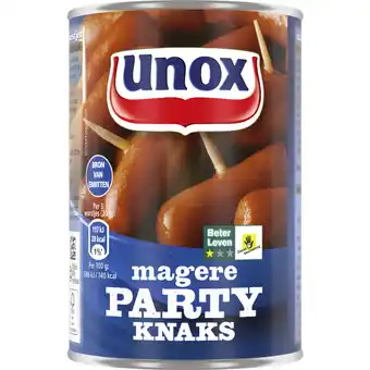 Albert Heijn Unox magere party knaks aanbieding