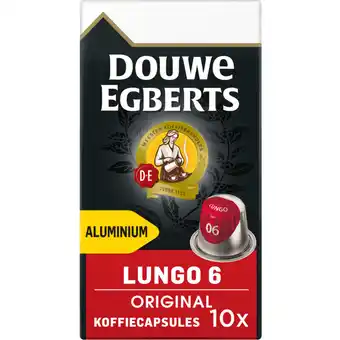Albert Heijn Douwe egberts lungo 6 original koffiecups aanbieding