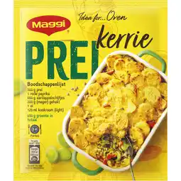 Albert Heijn Maggi ovenschotel prei kerrie kruidenmix aanbieding