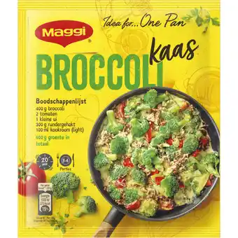 Albert Heijn Maggi dagschotel broccoli kaas kruidenmix aanbieding