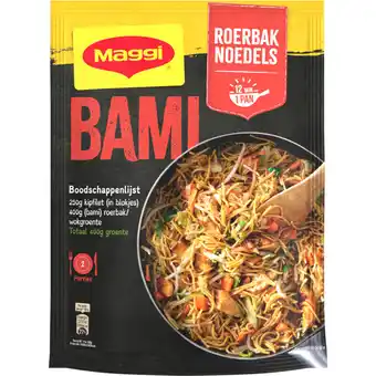 Albert Heijn Maggi roerbaknoedels bami aanbieding