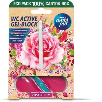 Albert Heijn Ambi pur tri-gel rose & lily aanbieding