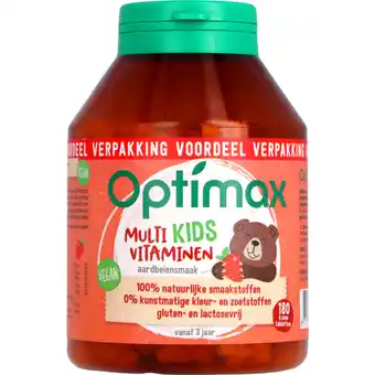 Albert Heijn Optimax kinder multi aardbei aanbieding