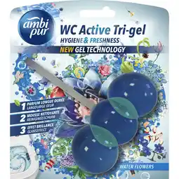 Albert Heijn Ambi pur tri-gel rimblock water flowers aanbieding