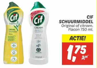 Dekamarkt Cif schuurmiddel 750ml aanbieding