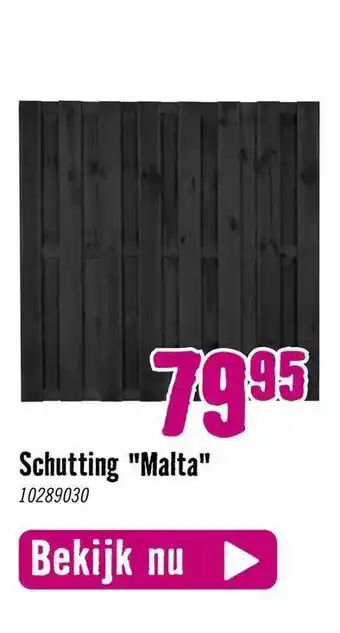 Hornbach Schutting aanbieding