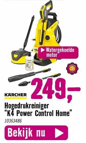 Hornbach Kärcher hogedrukreiniger aanbieding