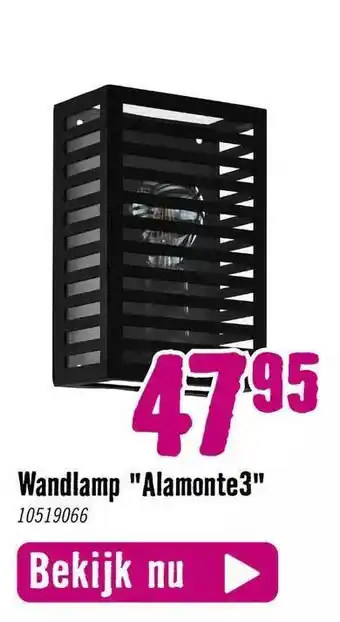 Hornbach Wandlamp aanbieding