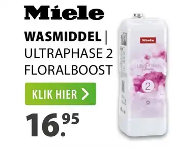 Expert Miele wasmiddel ultraphase 2 floralboost aanbieding