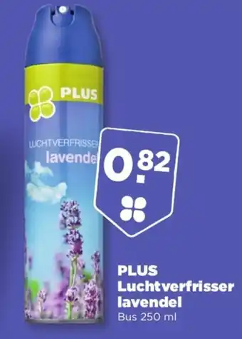 PLUS PLUS luchtverfrisser lavendel 250ml aanbieding